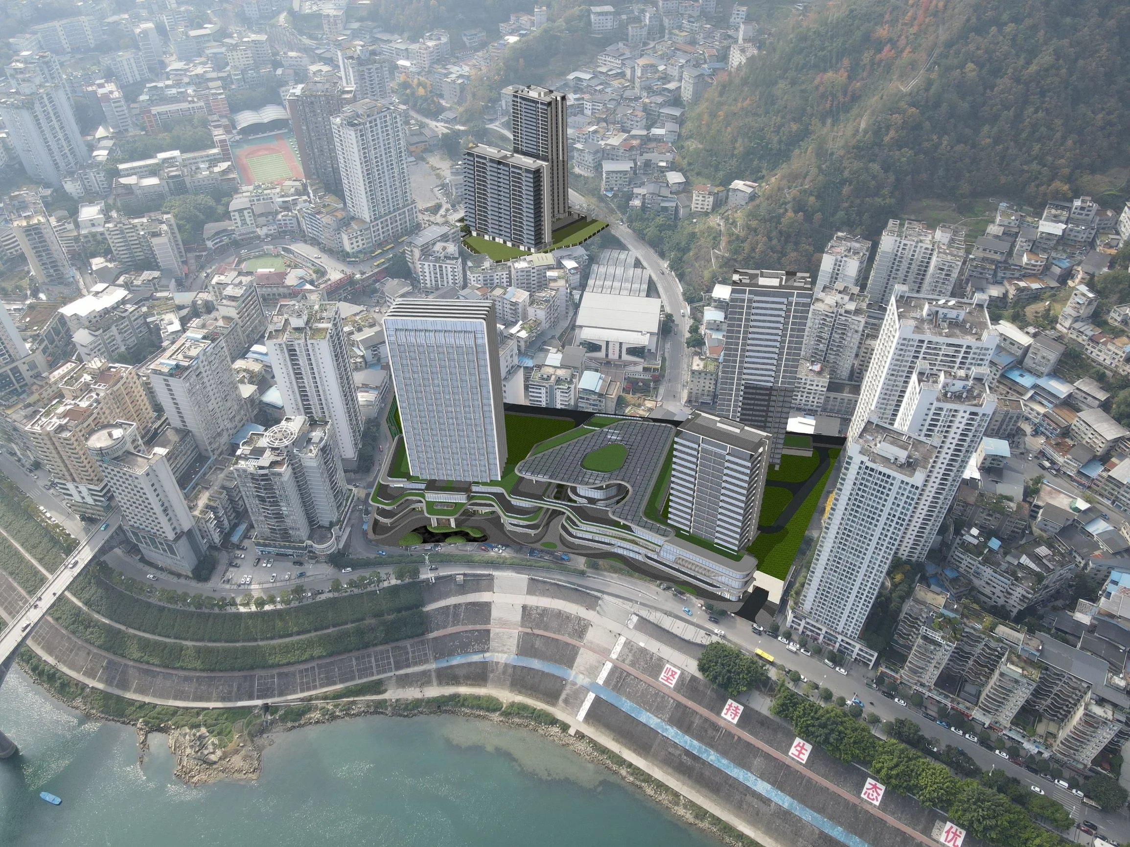 无人机拍摄实景照片