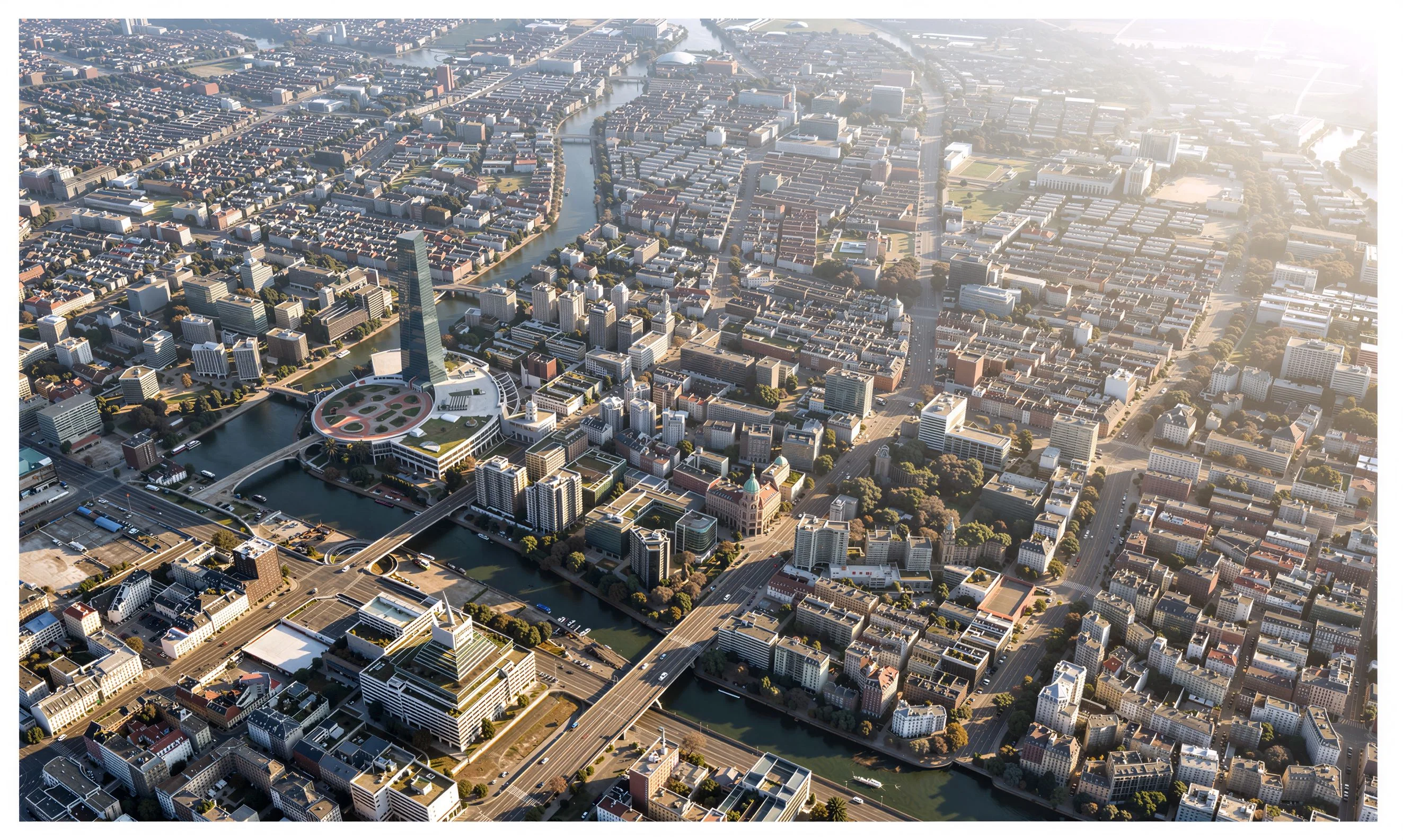 AI生成鸟瞰效果图